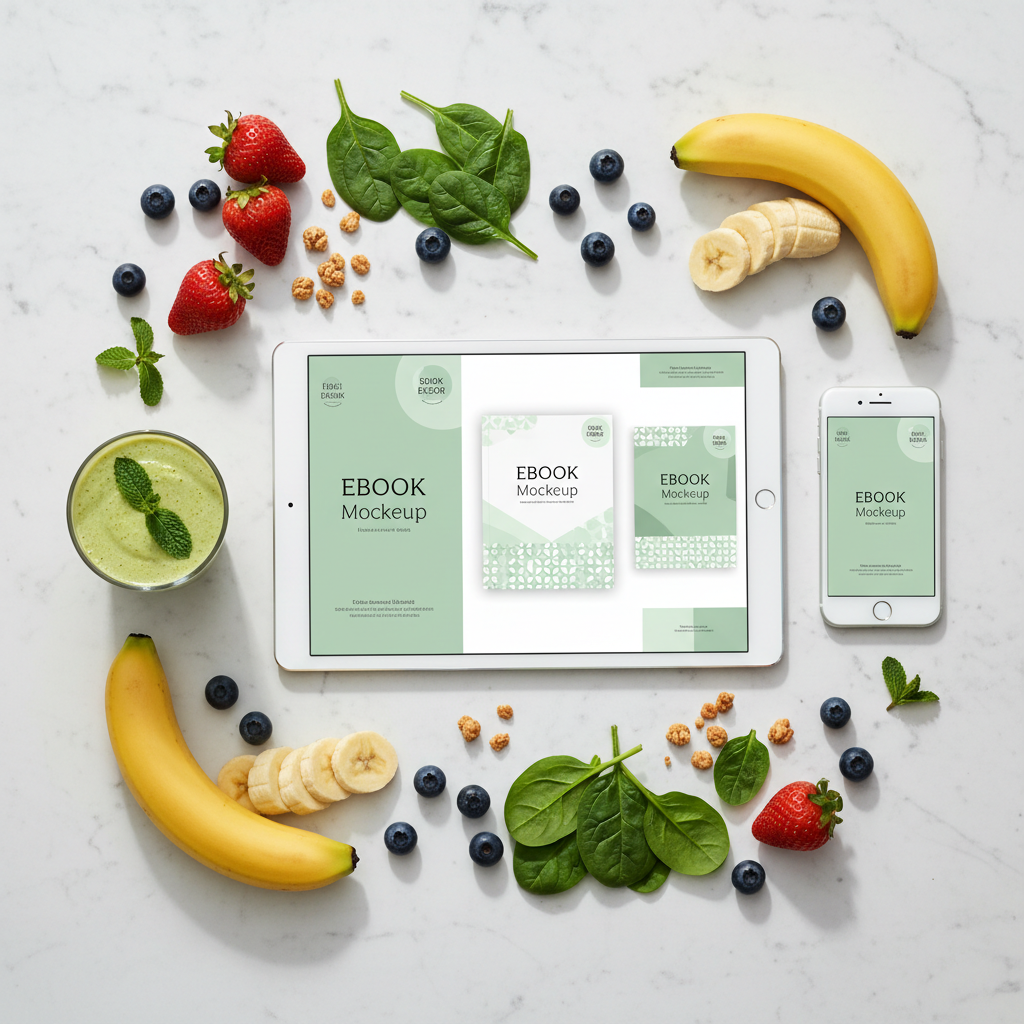 5 Fat-Burning Smoothie Recipes free PDF with fresh fruits